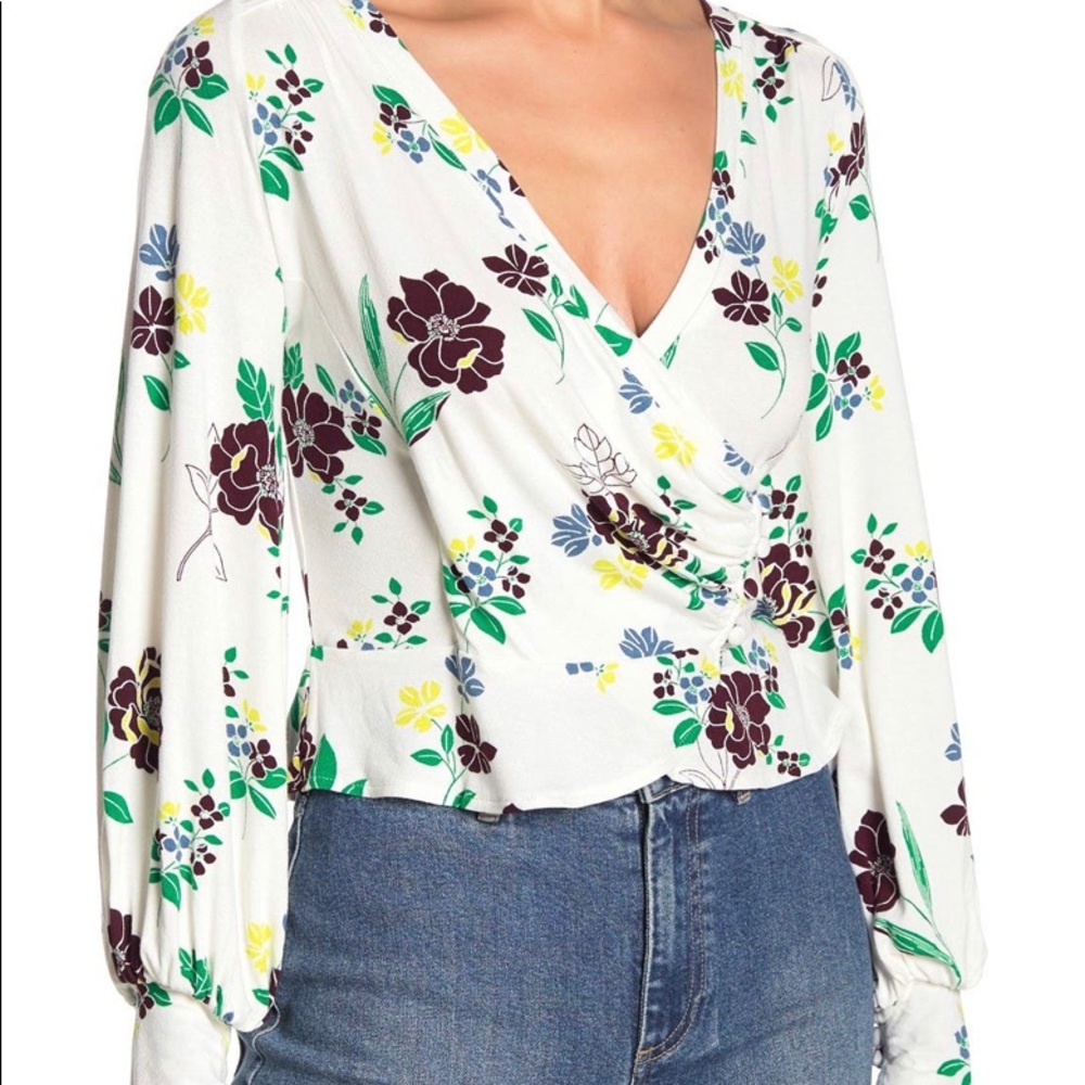 Free People Saturday Night Top in Ivory